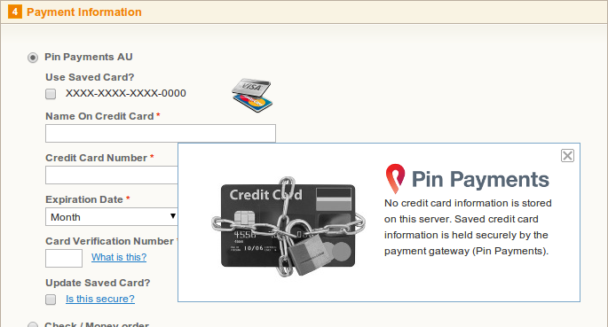 OpenMage Pin Payments